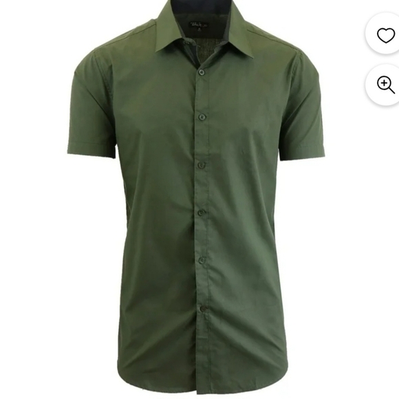 MEN'S Galaxy By Harvic Slim Fit Short Sleeve Shirt.  Size XL NWT $38 - Picture 1 of 5